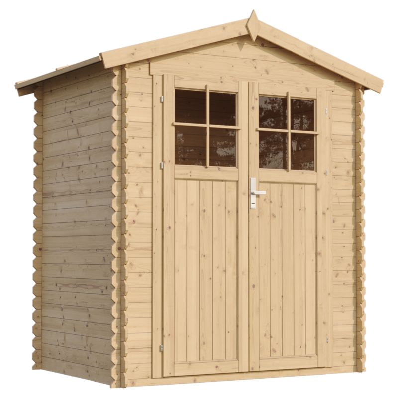 Drewniany domek ogrodowy i podłoga Timbela M367FM367G 1.98 m² zamykane drzwi drewno naturalne grubość deski 19 mm 1 szt.