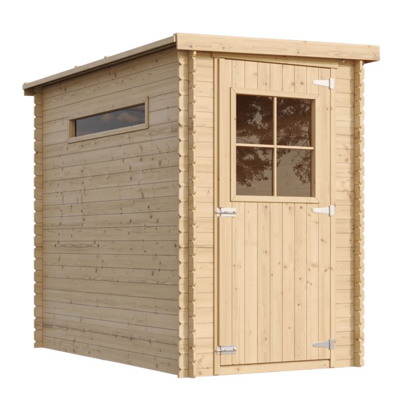Drewniany domek ogrodowy Timbela 2,63m² M306 - drewno naturalne, grubość deski 19 mm, 1 szt.
