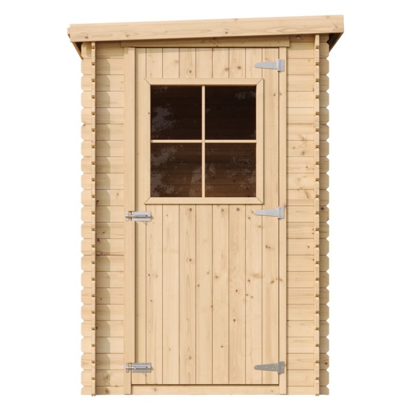 Drewniany domek ogrodowy Timbela 2,63m² M306 - drewno naturalne, grubość deski 19 mm, 1 szt.