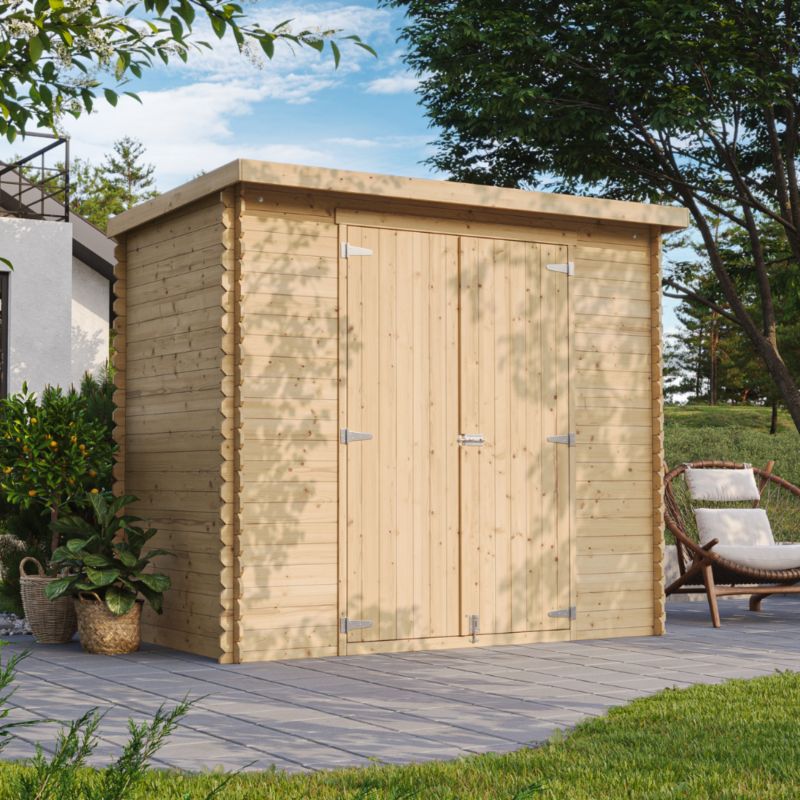 Drewniany domek ogrodowy Timbela M310C1 2.63 m² drewno naturalne grubość deski 19 mm 1 szt.