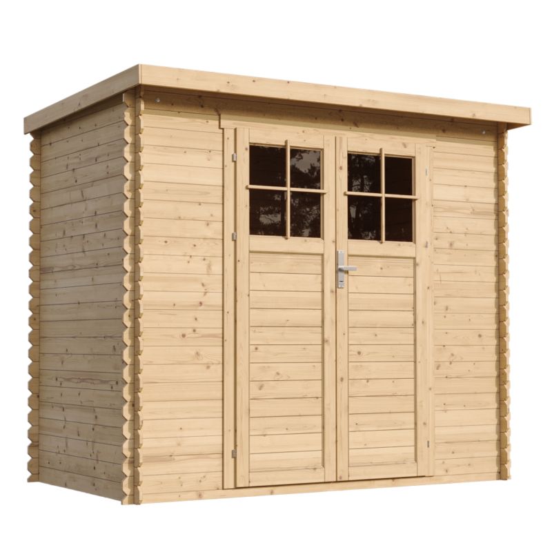 Drewniany domek ogrodowy Timbela M310F 2.63 m² zamykane drzwi grubość deski 19 mm 1 szt.