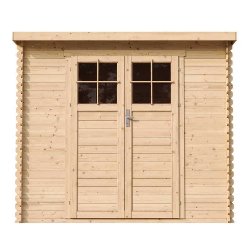 Drewniany domek ogrodowy Timbela M310F 2.63 m² zamykane drzwi grubość deski 19 mm 1 szt.