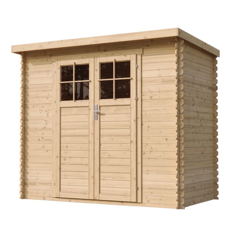 Drewniany domek ogrodowy Timbela M310F 2.63 m² zamykane drzwi grubość deski 19 mm 1 szt.