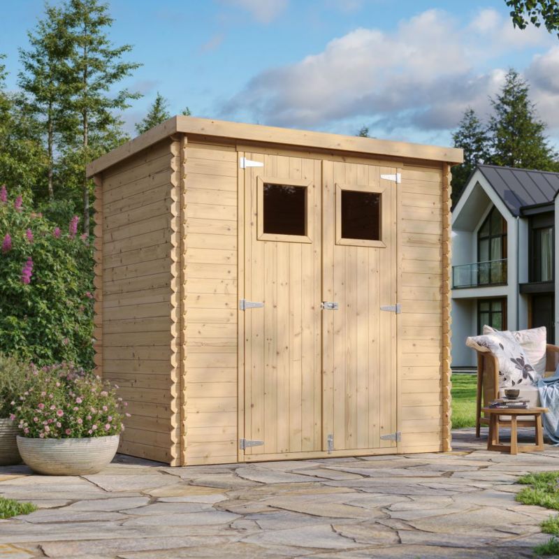 Drewniany domek ogrodowy Timbela M311 2.22 m² drewno naturalne grubość deski 19 mm 1 szt.
