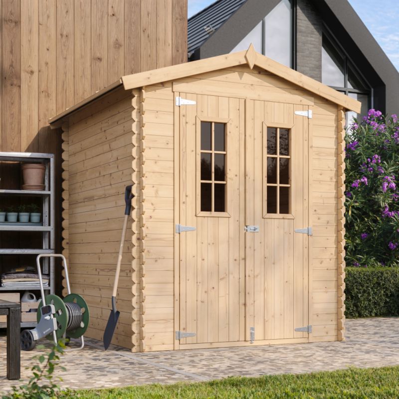 Drewniany domek ogrodowy Timbela M320C 2.82 m² drewno naturalne grubość deski 19 mm 1 szt.