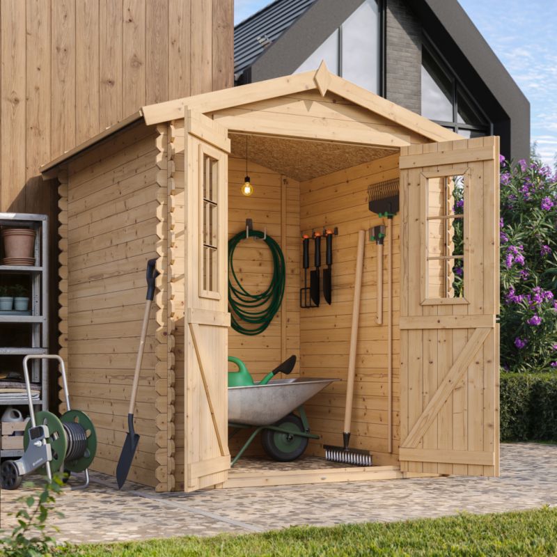 Drewniany domek ogrodowy Timbela M320C 2.82 m² drewno naturalne grubość deski 19 mm 1 szt.