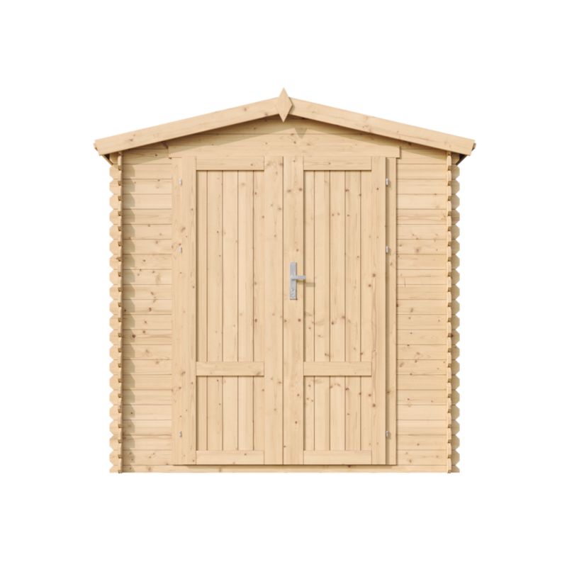 Drewniany domek ogrodowy Timbela M343F1 3,53 m² drewno naturalne grubość deski 19 mm 1 szt.