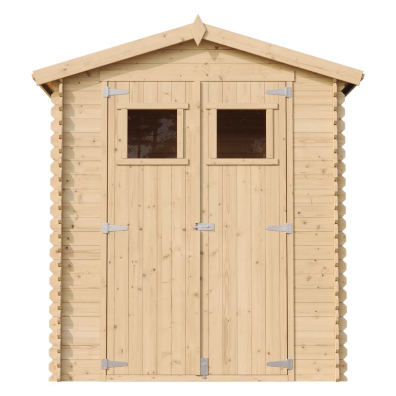 Drewniany domek ogrodowy Timbela M367 1.98 m² drewno naturalne grubość deski 19 mm 1 szt.