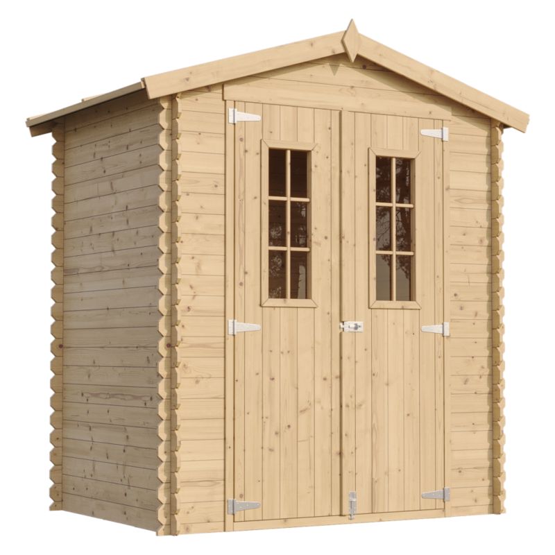 Drewniany domek ogrodowy Timbela M367C 1.98 m² drewno naturalne grubość deski 19 mm 1 szt.