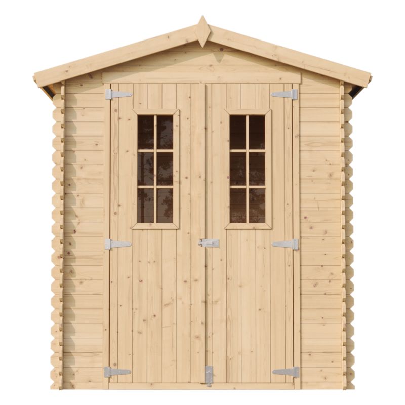Drewniany domek ogrodowy Timbela M367C 1.98 m² drewno naturalne grubość deski 19 mm 1 szt.