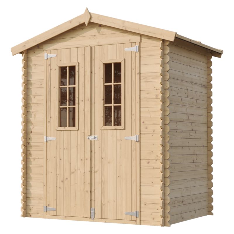 Drewniany domek ogrodowy Timbela M367C 1.98 m² drewno naturalne grubość deski 19 mm 1 szt.