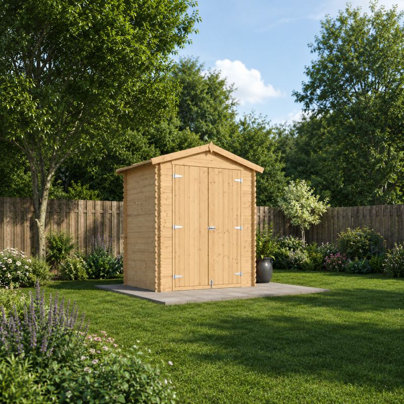 Drewniany domek ogrodowy Timbela M367C1 1.98 m² drewno naturalne grubość deski 19 mm 1 szt.