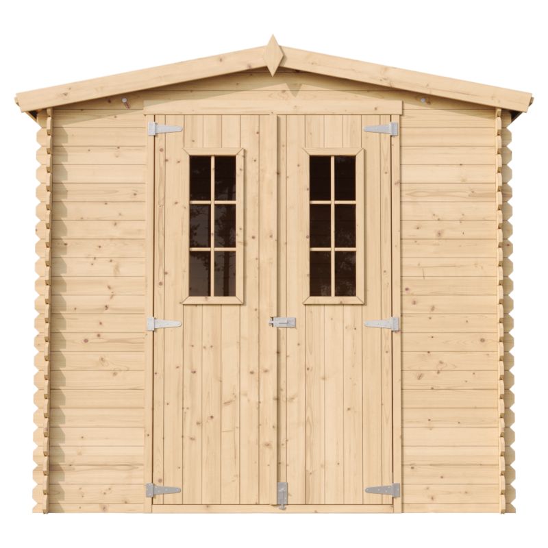 Drewniany domek ogrodowy Timbela M369C 4.33 m² drewno naturalne grubość deski 19 mm 1 szt.