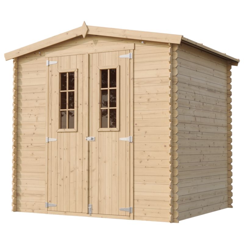 Drewniany domek ogrodowy Timbela M369C 4.33 m² drewno naturalne grubość deski 19 mm 1 szt.