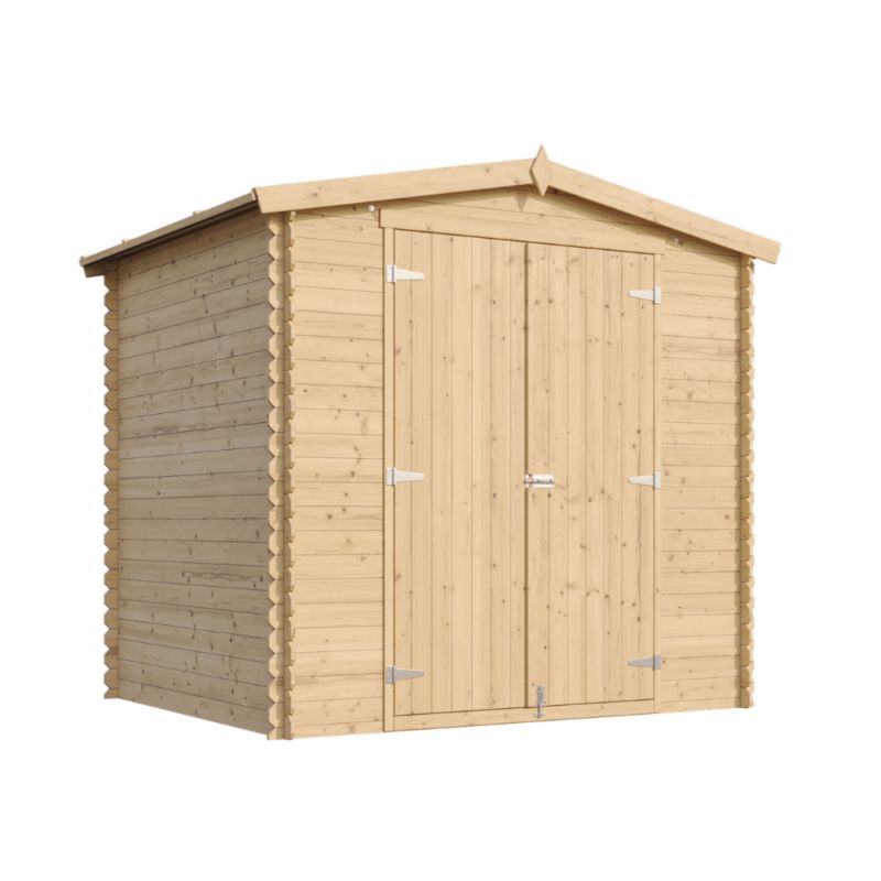 Drewniany domek ogrodowy Timbela M369C1 4.33 m² drewno naturalne grubość deski 19 mm 1 szt.