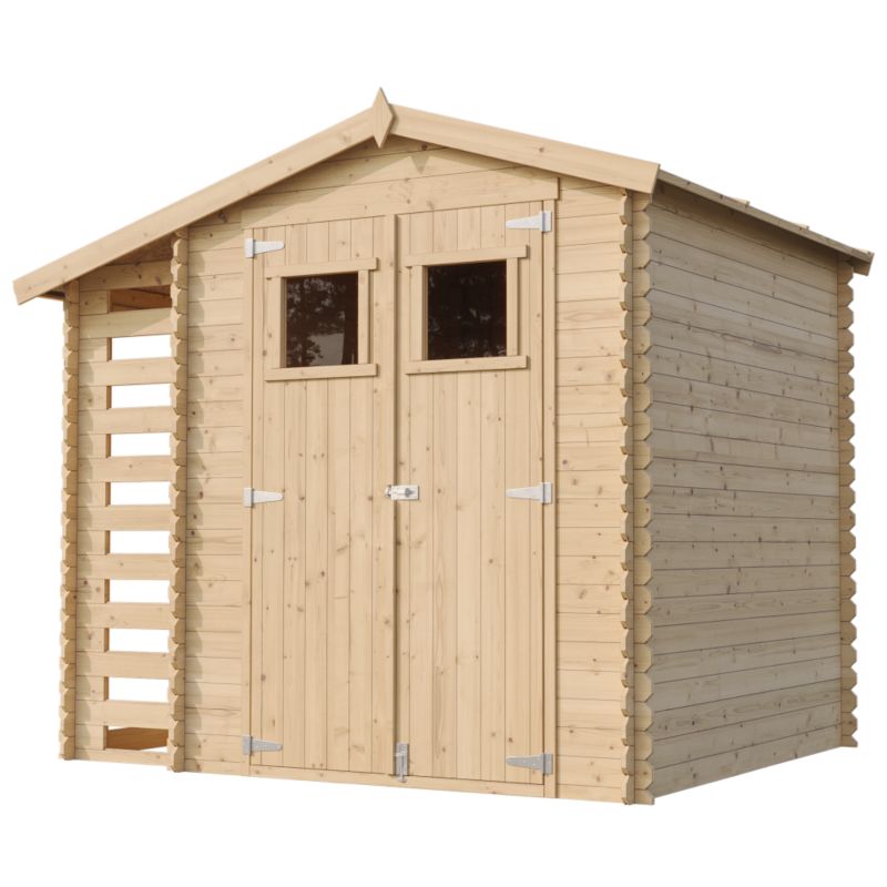 Drewniany domek ogrodowy Timbela M386 4.47 m² drewno naturalne grubość deski 19 mm 1 szt.