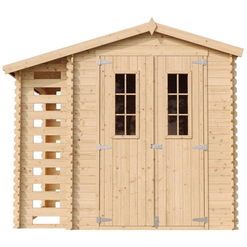 Drewniany domek ogrodowy Timbela M386C 4.47 m² drewno naturalne grubość deski 19 mm 1 szt.