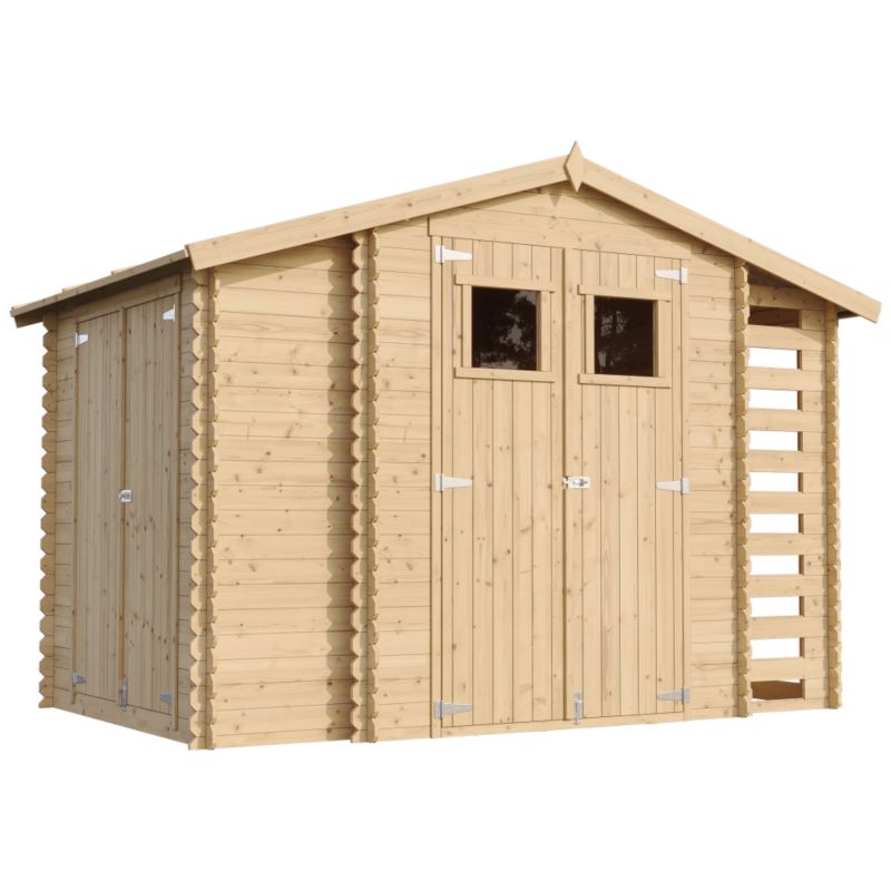 Drewniany domek ogrodowy Timbela M389 5.47 m² drewno naturalne grubość deski 19 mm 1 szt.