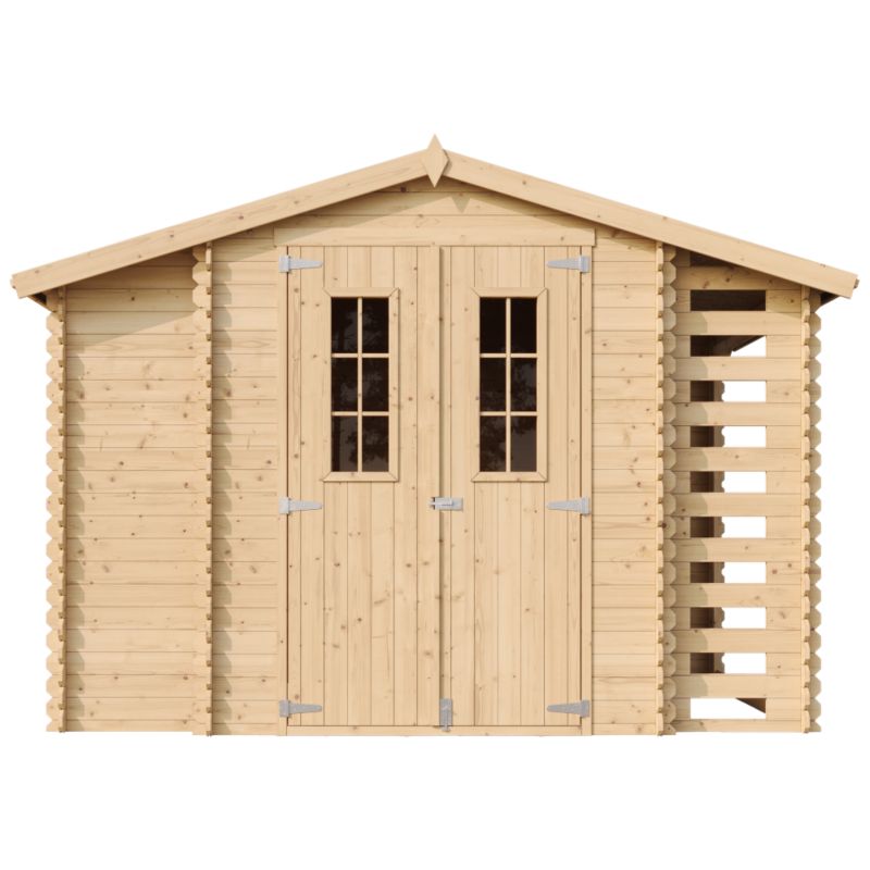 Drewniany domek ogrodowy Timbela M389C 5.47 m² drewno naturalne grubość deski 19 mm 1 szt.