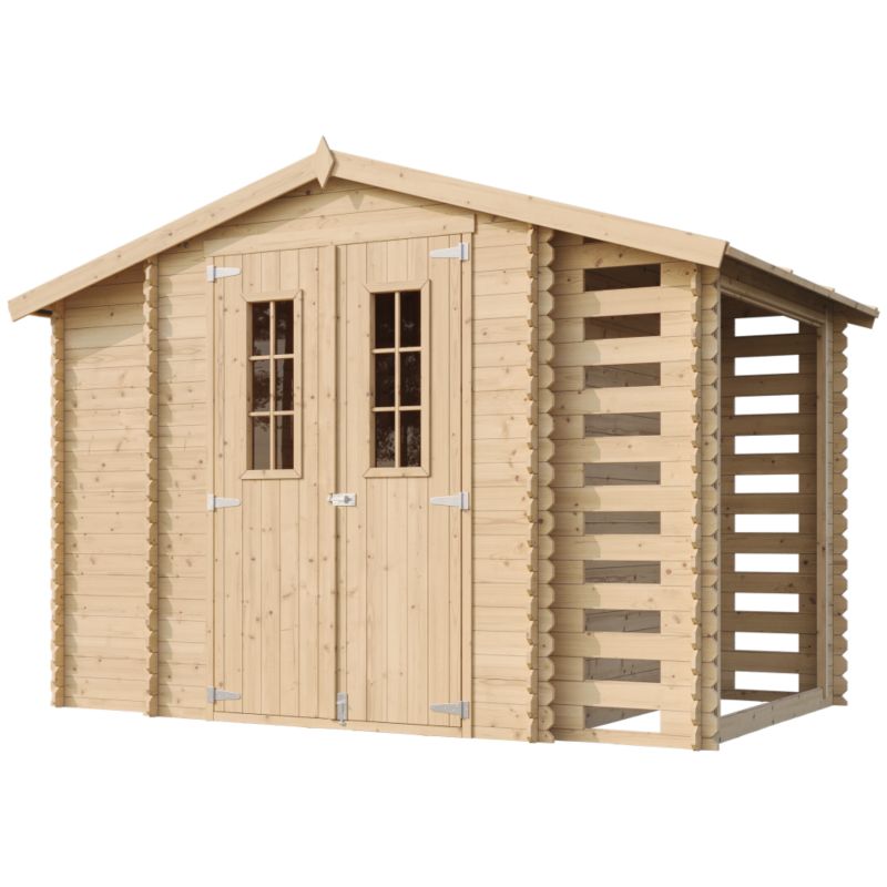 Drewniany domek ogrodowy Timbela M389C 5.47 m² drewno naturalne grubość deski 19 mm 1 szt.