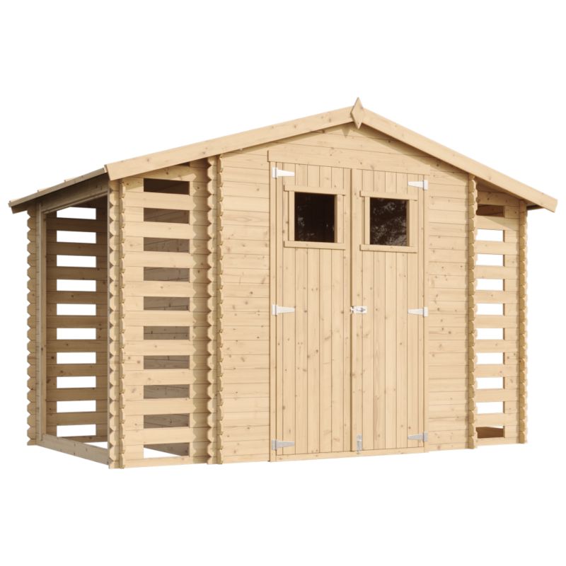 Drewniany domek ogrodowy Timbela M391 5.47 m² drewno naturalne grubość deski 19 mm 1 szt.