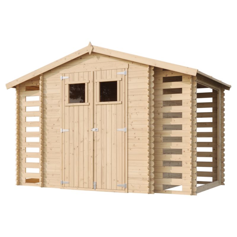 Drewniany domek ogrodowy Timbela M391 5.47 m² drewno naturalne grubość deski 19 mm 1 szt.