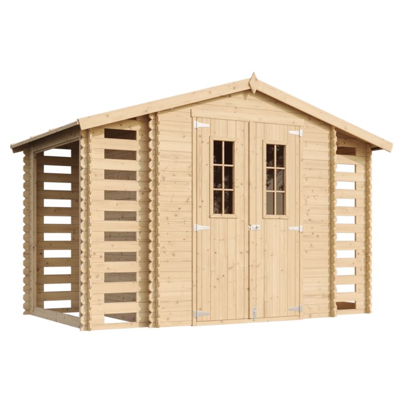 Drewniany domek ogrodowy Timbela M391C 5.47 m² drewno naturalne grubość deski 19 mm 1 szt.