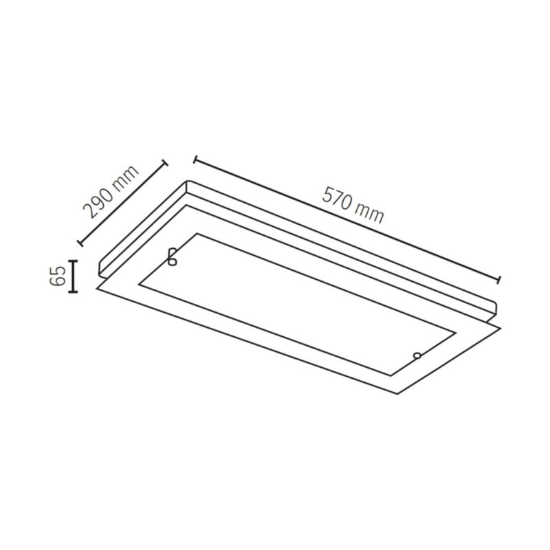 Drewniany Kinkiet SPOT  1xLED 24W Drewno Bukowe Orzechowe FSC z Białym Szkłem, Polski Producent, 1 szt.