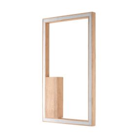 Drewniany Kinkiet SPOT Light  1xLED 24V 24W Dąb Olejowany FSC, Ściemniacz Dotykowy, Polski Producent, 1 szt.