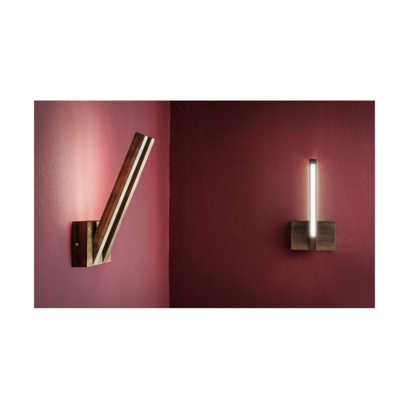 Drewniany Kinkiet SPOT Light 1xLED 3.75W Drewno Bukowe Orzechowe FSC, Polski Producent, 1 szt.