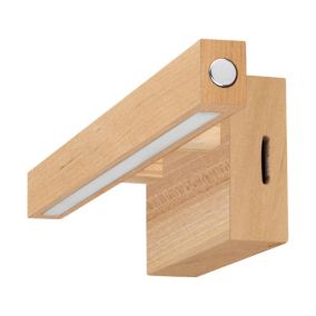Drewniany Kinkiet SPOT Light 1xLED 5.3W Naturalna Brzoza FSC, Ściemniacz Dotykowy, Polski Producent, 1 szt.