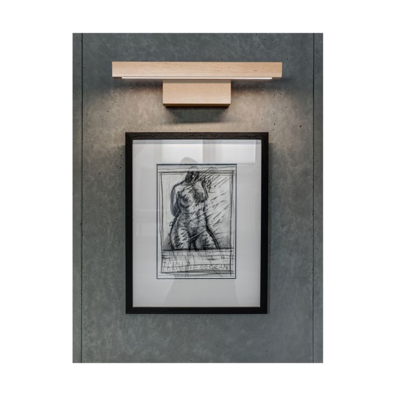 Drewniany Kinkiet SPOT Light 1xLED 5.3W Naturalna Brzoza FSC, Ściemniacz Dotykowy, Polski Producent, 1 szt.