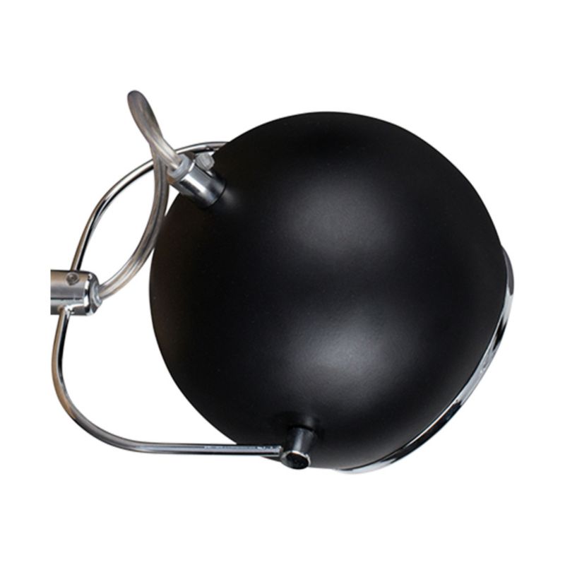 Drewniany Kinkiet SPOT Light Ball 1xGU10 LED 5W Drewno Bukowe Orzechowe FSC z Akcentem Czerni, Polski Producent, 1 szt.
