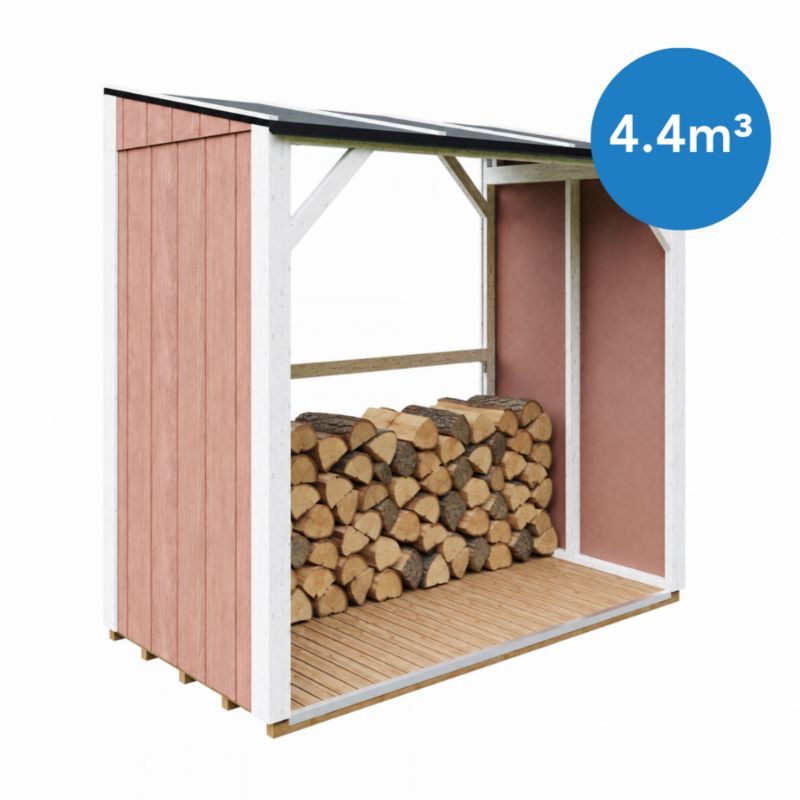 Drewutnia Timbela M984-REDWOOD RED 2.54 m² z miejscem do składowania 4.4 m3 1 szt.