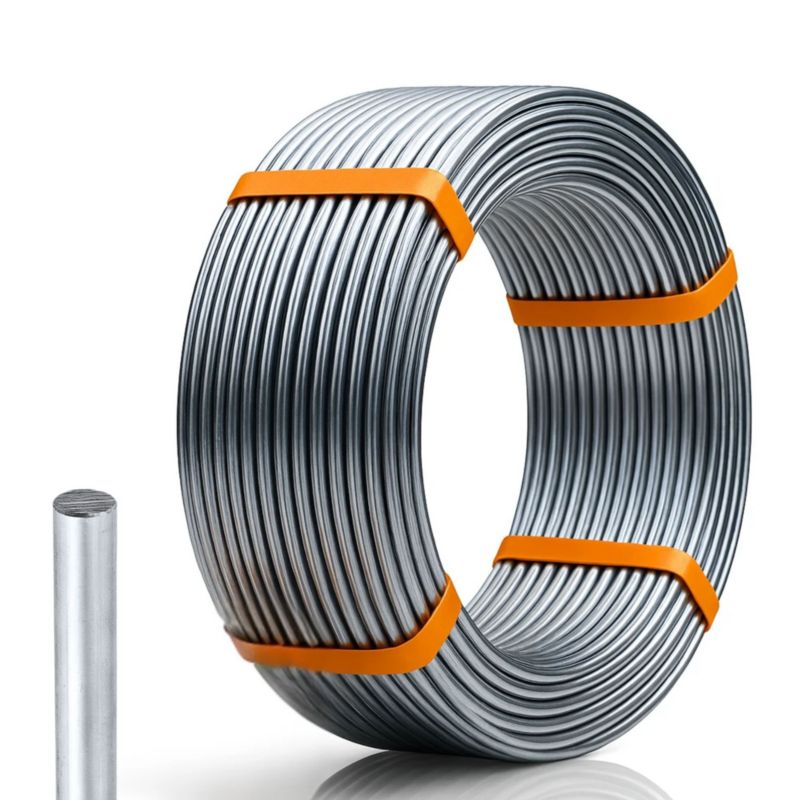 Drut odgromowy aluminiowy fi 10 mm - 95 m