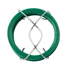 Drut stalowy Diall PCV 0,7-0,8 mm x 50 m zielony
