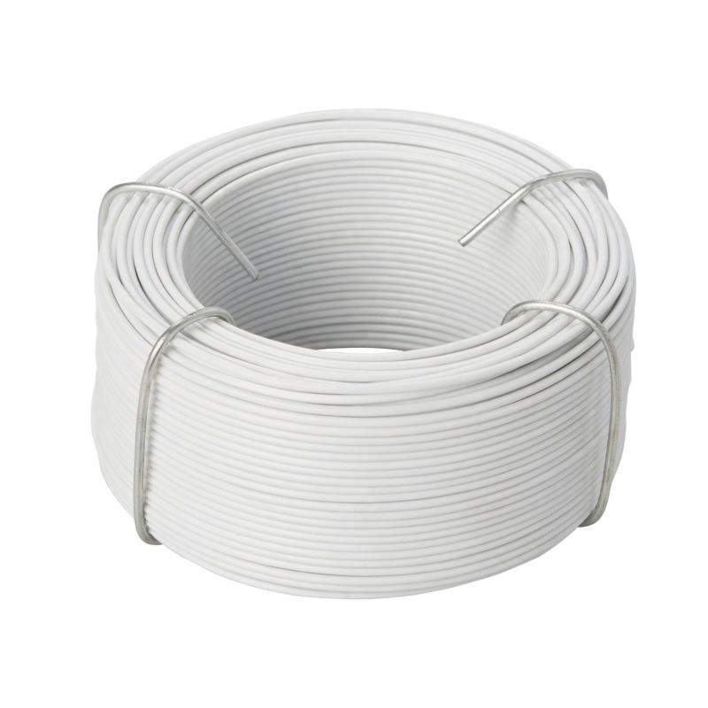 Drut stalowy Diall PCV 1,05-1,4 mm x 50 m biały