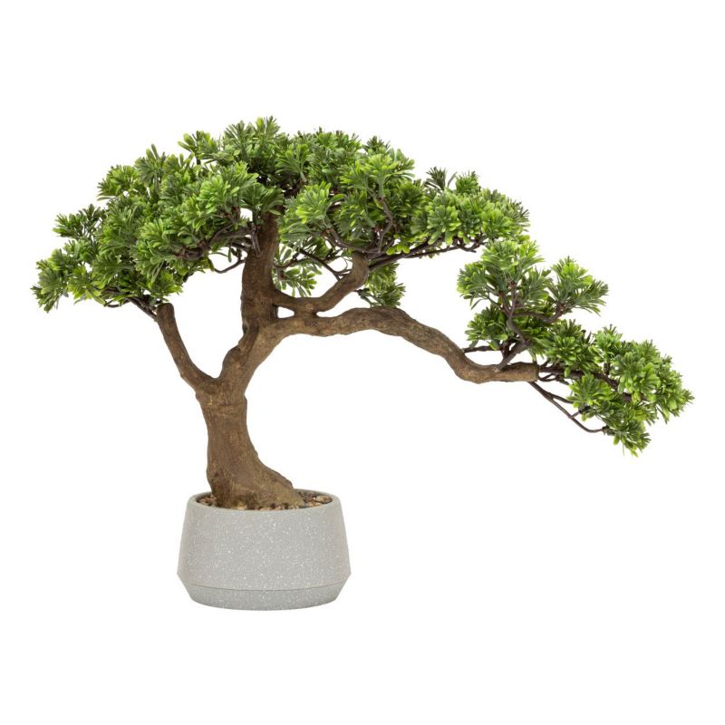 Drzewko Bonsai Polin Atmosphera ozdobne w szarej doniczce 45cm 1 szt.