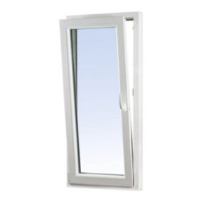 Drzwi balkonowe PCV rozwierno-uchylne trzyszybowe 865 x 2095 mm lewe białe