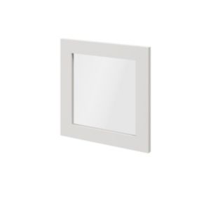Drzwi do korpusu 37,5 x 37,5 cm GoodHome Atomia biały/szkło transparentne