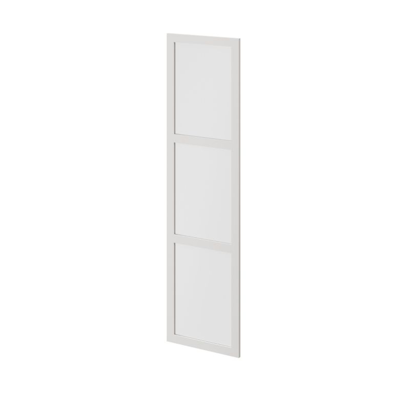 Drzwi do korpusu 50 x 187,5 cm GoodHome Atomia biały/szkło mleczne