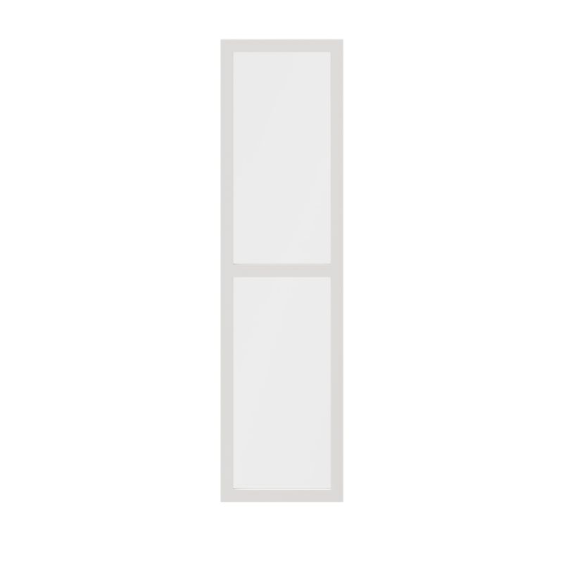 Drzwi do korpusu 50 x 187,5 cm GoodHome Atomia biały/szkło transparentne