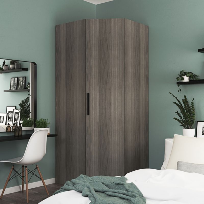 Drzwi do korpusu 50 x 225 cm GoodHome Atomia dąb szary