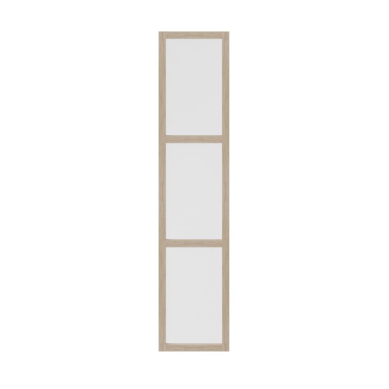 Drzwi do korpusu 50 x 225 cm GoodHome Atomia dąb/szkło mleczne