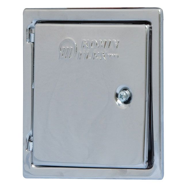 Drzwi kwasoodporne Komin-Flex 30 x 140 x 140 mm srebrny błysk