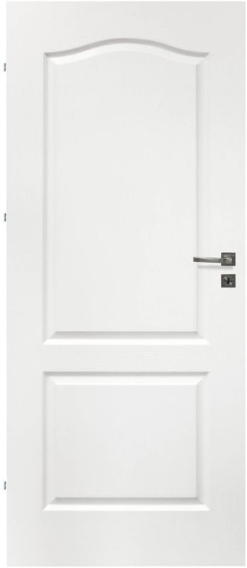 Drzwi pełne Archi 60 lewe białe lakierowane