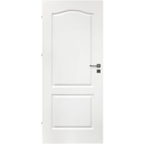 Drzwi pełne Archi 80 lewe białe lakierowane