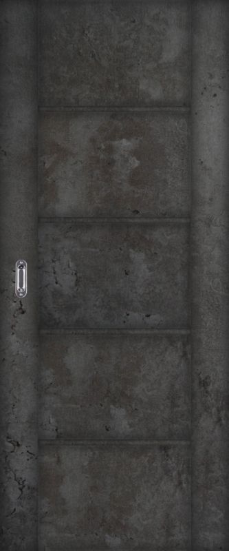 Drzwi pełne Bolzano 80 ciemny beton