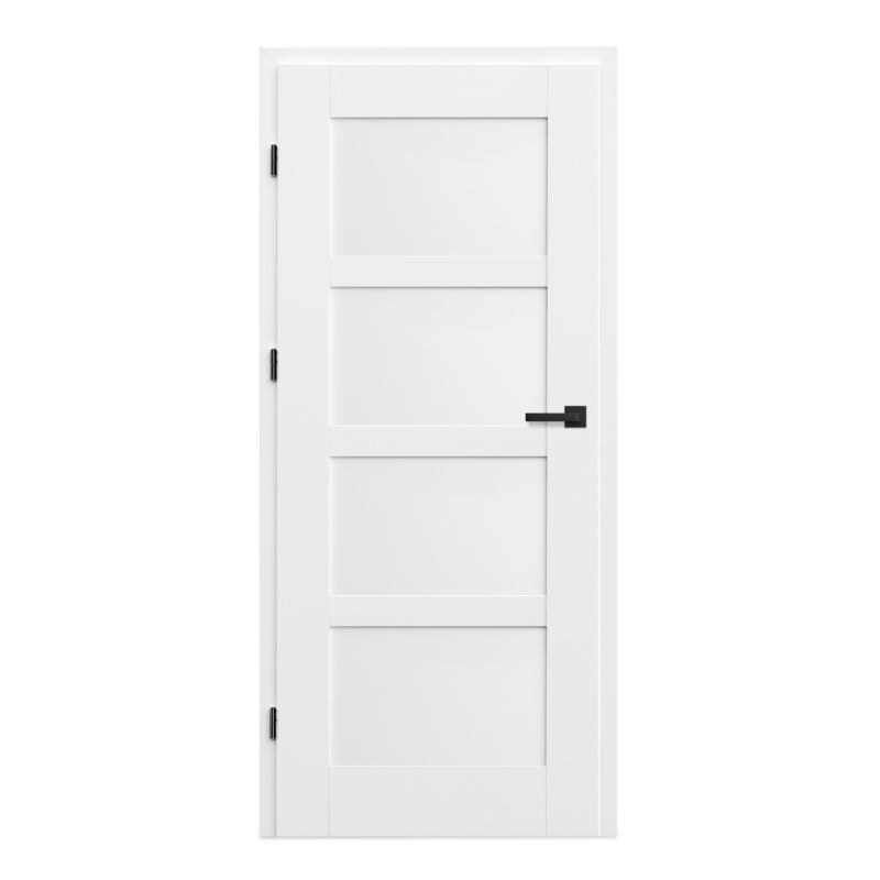 Drzwi pełne Connemara 90 lewe kredowo-białe