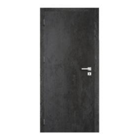 Drzwi pełne Exmoor 60 lewe ciemny beton